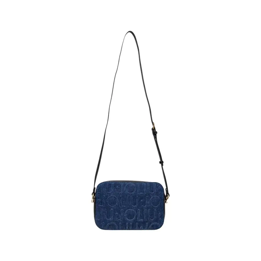 Sac à bandoulière bleu Liu Jo avec fermeture éclair et poche intérieure – Image 4
