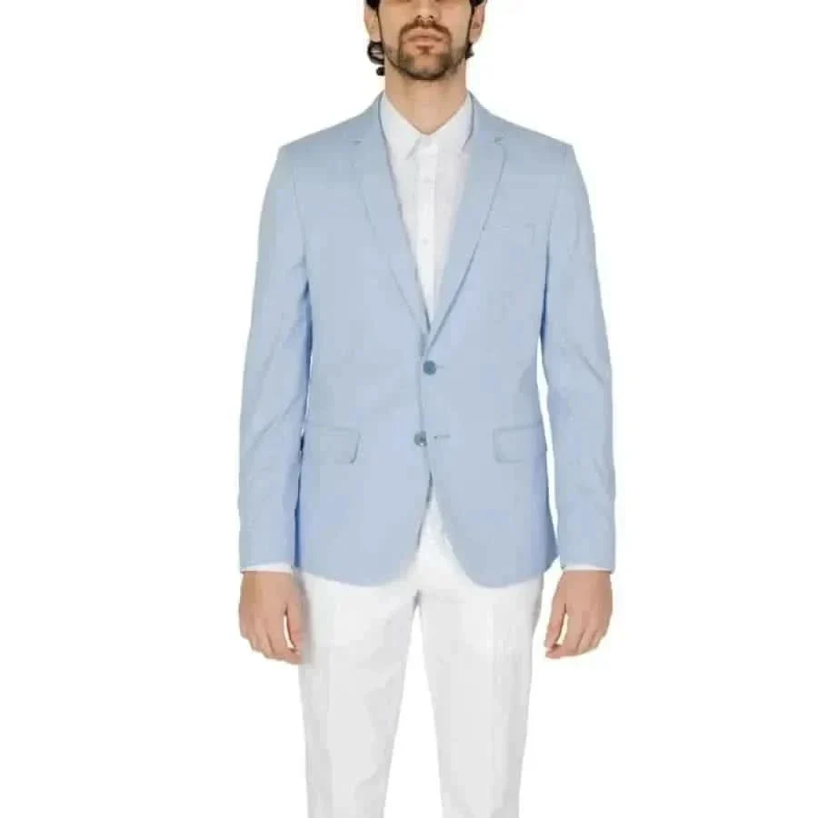 Antony Morato Hommes Blazer bleu printemps/été