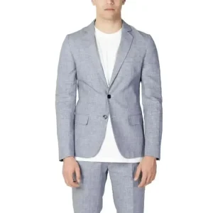 Antony Morato Hommes Bleu Marl Blazer