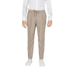 Antony Morato Beige Pantalon à lacets et poches