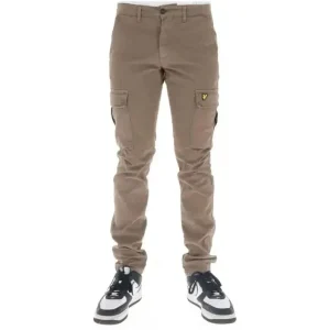 Pantalon imprimé marron pour hommes Lyle & Scott