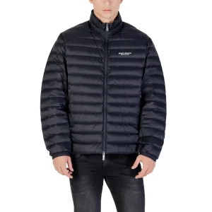 Veste polaire matelassée noire pour hommes