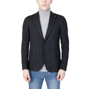 Blazer noir automne-hiver pour hommes Mulish