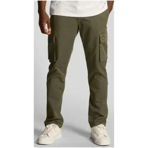 Pantalon à poches pour hommes Lyle & Scott Green