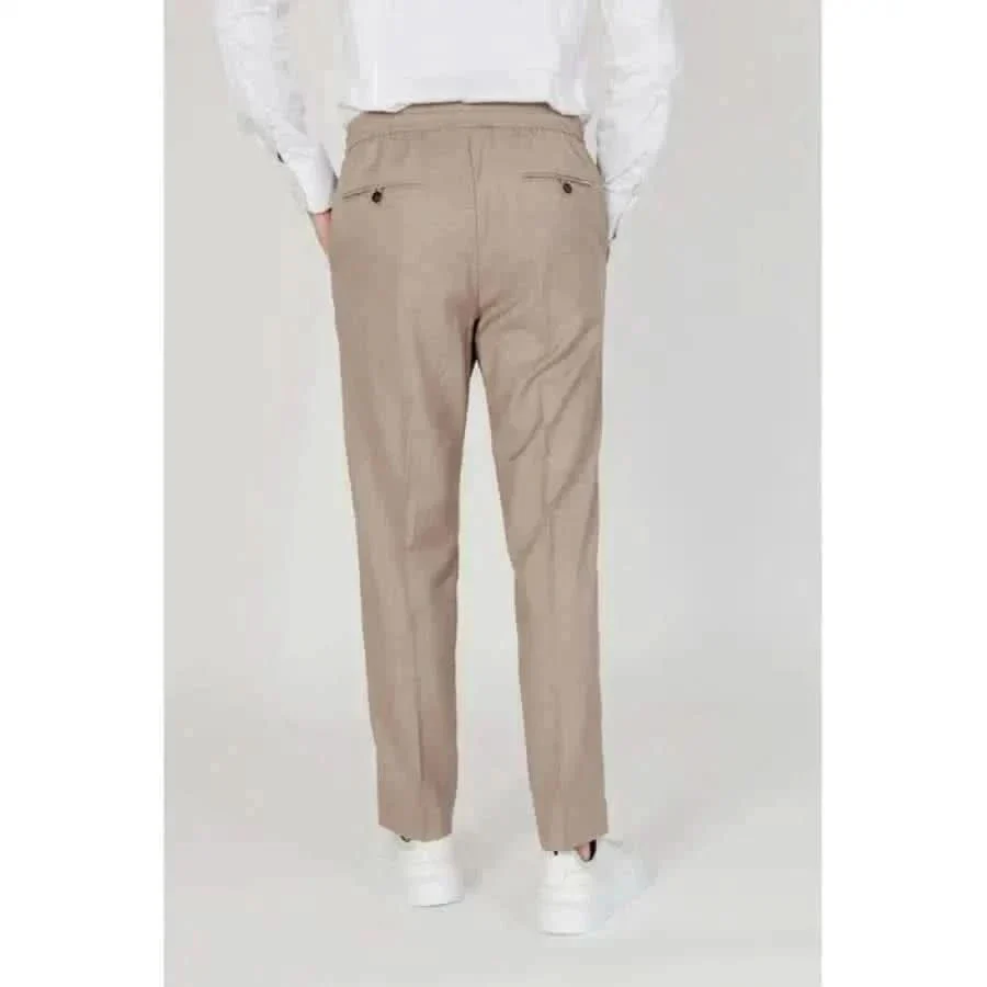 Antony Morato Beige Pantalon à lacets et poches – Image 4