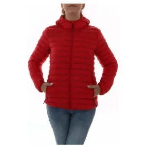 Veste longue à capuche rouge pour femmes Ciesse Piumini