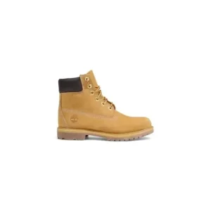 Bottines en cuir beige de Timberland pour femmes
