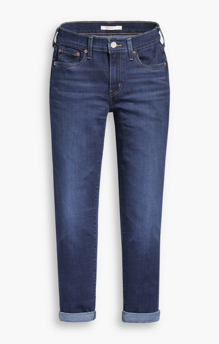 Jeans Mid Rise Boyfriend Cobalt Layer Levi's – Image 5