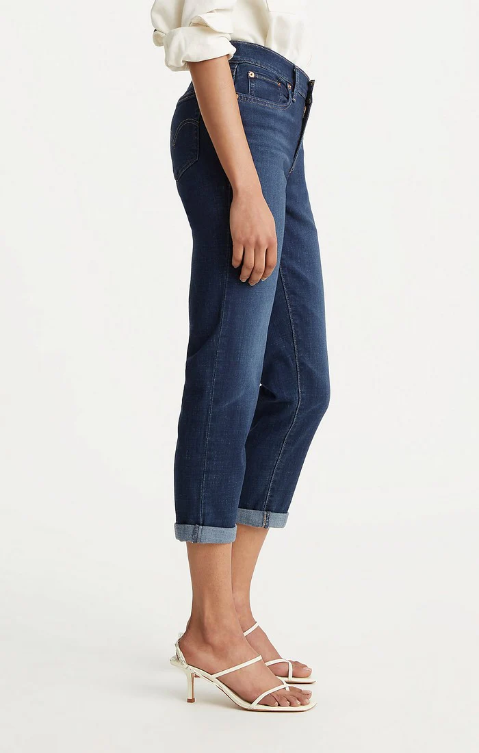 Jeans Mid Rise Boyfriend Cobalt Layer Levi's – Image 3