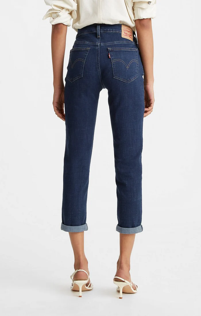 Jeans Mid Rise Boyfriend Cobalt Layer Levi's – Image 4
