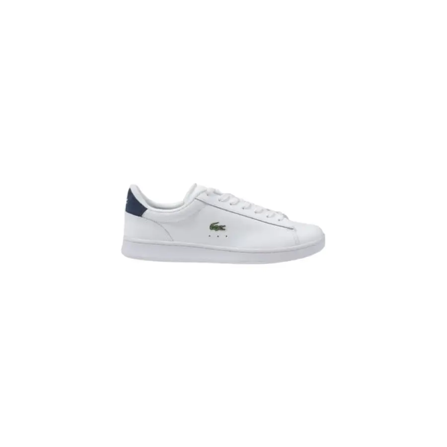 Sneaker Lacoste en cuir blanc avec talon vert – Image 5