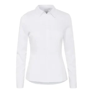 Ichi - Chemise classique blanche pour femmes