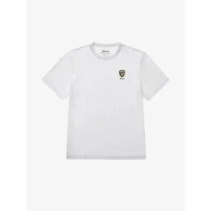 Blauer Men's White Print T-Shirt for Spring/Summer (T-shirt imprimé blanc pour hommes)