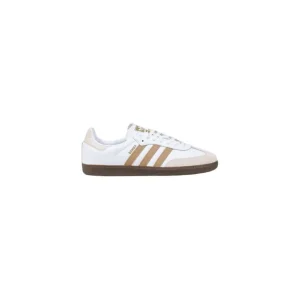Baskets samba homme adidas en daim synthétique beige