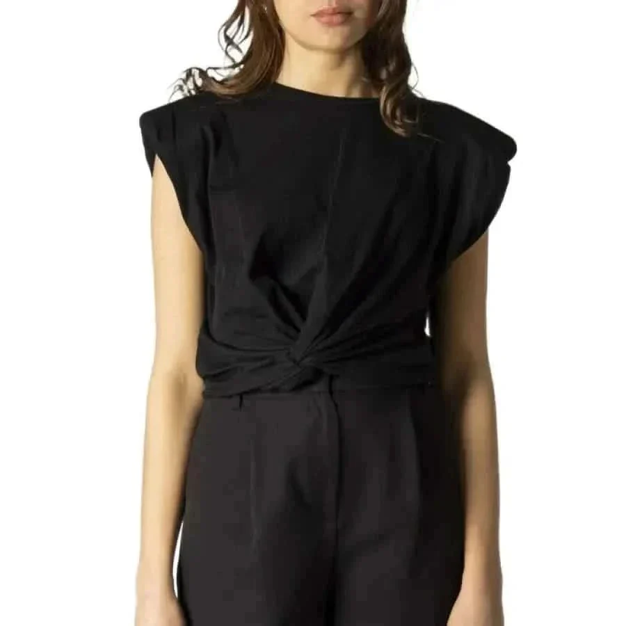 Hanny Deep T-shirt à manches courtes en coton blanc pour femmes – Image 5