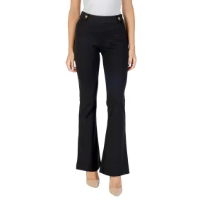 Guess Women Black Fall Winter Viscose Blend Trousers