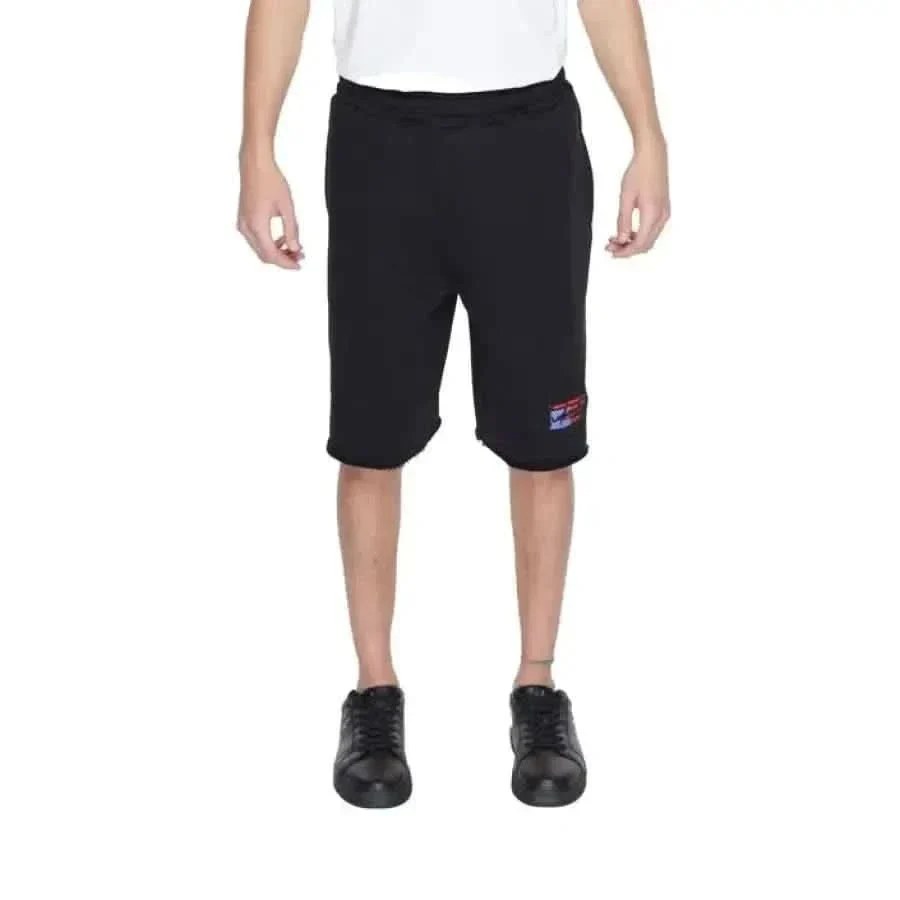 Short en coton imprimé noir pour hommes Underclub pour le printemps et l'été – Image 2